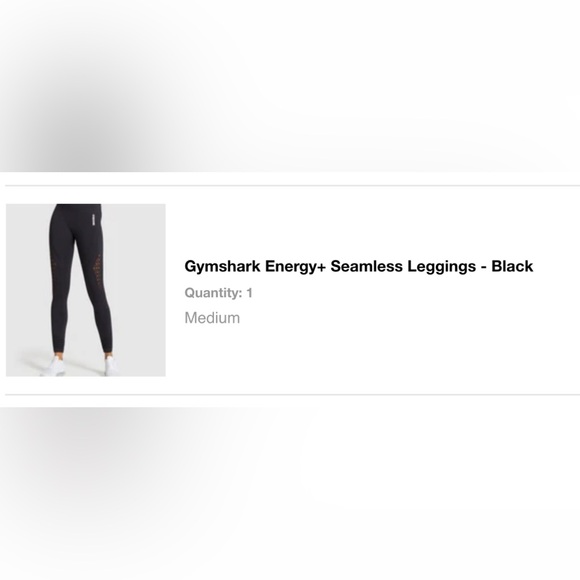 Gymshark Energy+ Seamless Leggings- black - Picture 3 of 3